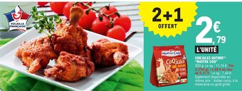 E.Leclerc COQ'AILES NATURE MAÎTRE COQ offre