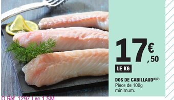 E.Leclerc DOS DE CABILLAUD offre