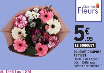 E.Leclerc BOUQUET COMPOSÉ 15 TIGES offre
