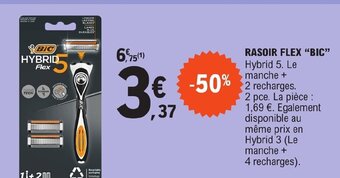 E.Leclerc RASOIR FLEX BIC offre