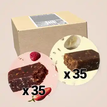 Decathlon Barre énergétique aux dattes 70x35g banane et fruits rouges offre