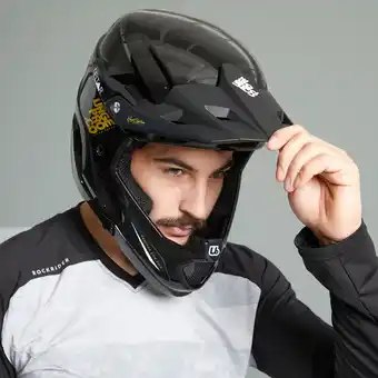 Decathlon Casque velo vtt deltar noir offre