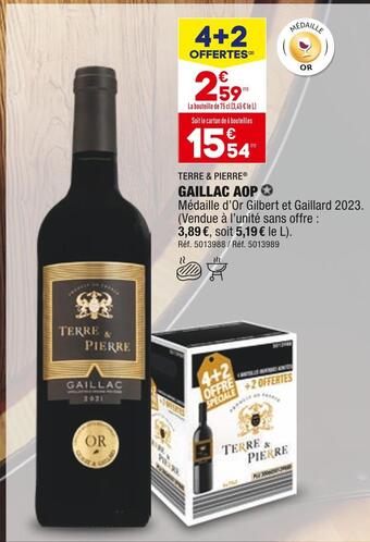 ALDI Terre & pierre gaillac aop offre