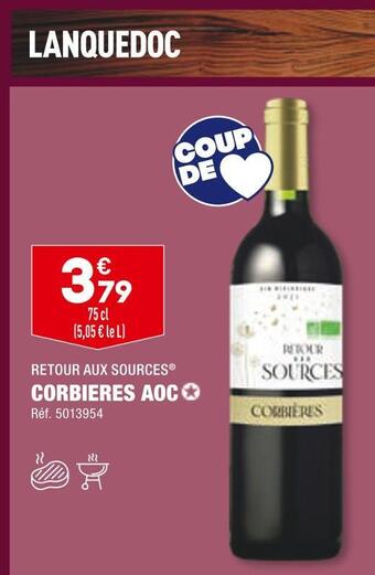 ALDI Retour aux sources corbieres aoc offre