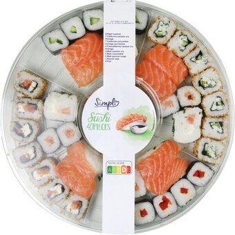 Carrefour Plateau sushi 40 pièces simpl offre