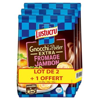 Carrefour Lustucru gnocchi à poêler offre