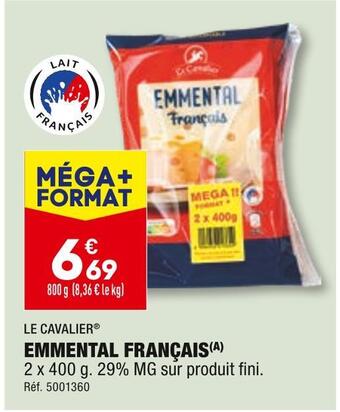 ALDI Le cavalier emmental français offre