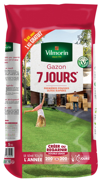 Gazon 7 jours vilmorin