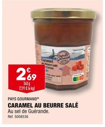 ALDI Pays gourmand caramel au beurre salé offre