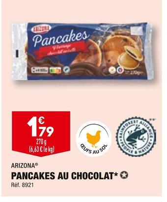ALDI Arizona pancakes au chocolat offre