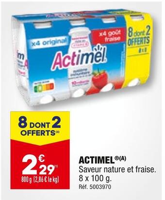 ALDI Actimel actimel offre