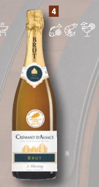 ALDI J.blessing cremant d’alsace brut aop offre