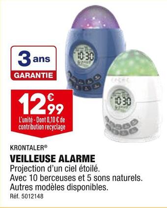 ALDI Krontaler veilleuse alarme offre