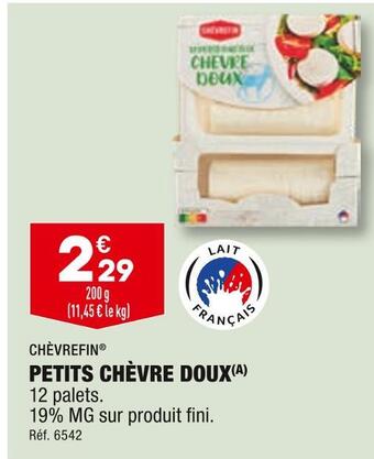 ALDI Chèvrefin petits chèvre doux offre