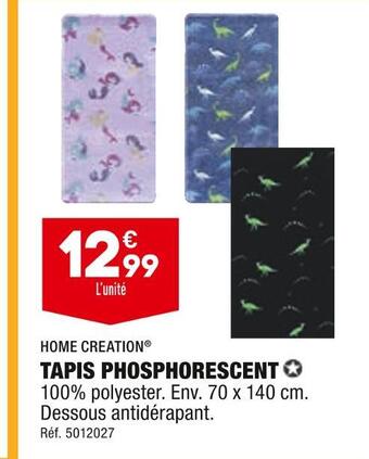 ALDI Home creation tapis phosphorescent offre