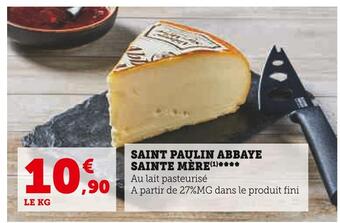 U Express Saint paulin abbaye sainte mère offre