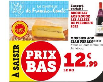 U Express Jean perrin morbier aop offre
