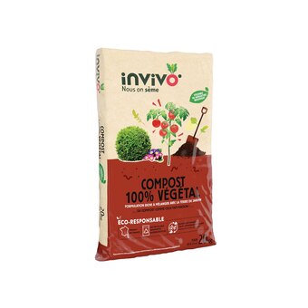 Gamm vert Invivo nous on sème compost 100 % végétal invivo nous on sème offre