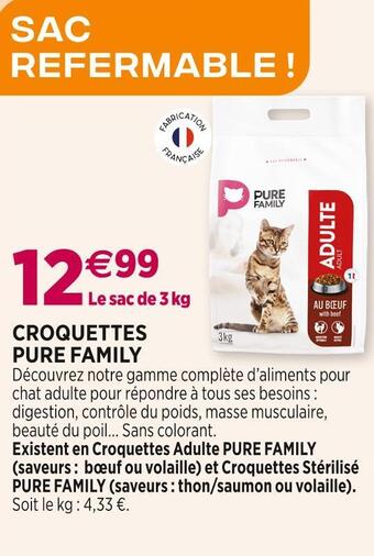 Delbard Pure family croquettes offre