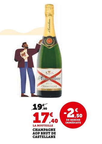 Super U De castellane champagne aop brut offre