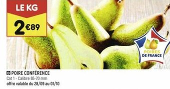 Leader Price B POIRE CONFÉRENCE offre