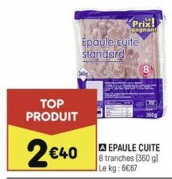 Leader Price A EPAULE CUITE offre