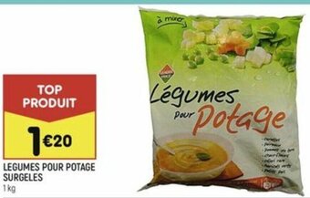 Leader Price LEGUMES POUR POTAGE SURGELES offre