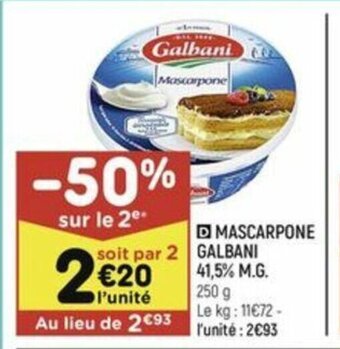 MASCARPONE Galbani