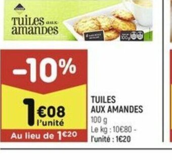 TUILES AUX AMANDES