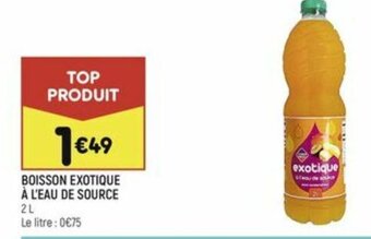 Leader Price BOISSON EXOTIQUE À L'EAU DE SOURCE offre