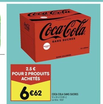 COCA COLA SANS SUCRES