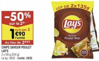 Leader Price CHIPS SAVEUR POULET offre
