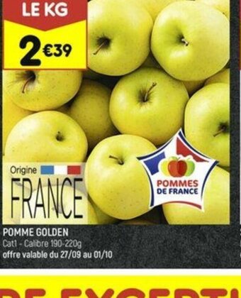 Leader Price POMME GOLDEN offre