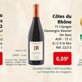Colruyt Côtes du Rhône offre