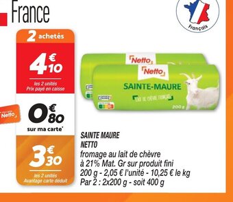 Netto SAINTE MAURE NETTO offre