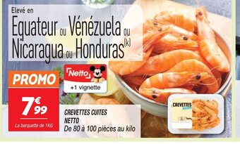 Netto CREVETTES CUITES offre