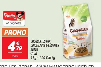 CROQUETTES MIX DINDE LAPIN & LĂGUMES NETTO