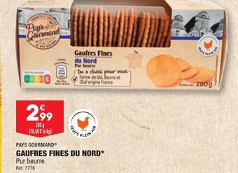 ALDI GAUFRES FINES DU NORD offre