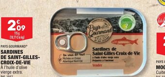 ALDI SARDINES DE SAINT-GILLES-CROIX DE VIE offre