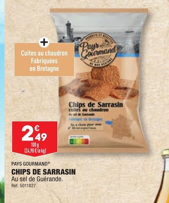 ALDI CHIPS DE SARRASIN offre
