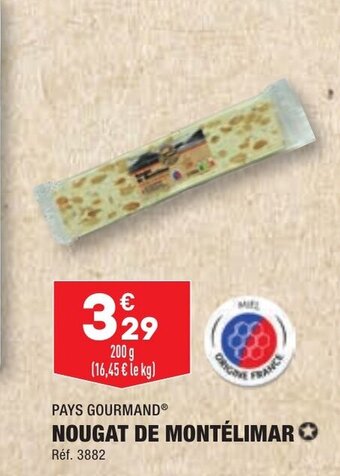 ALDI NOUGAT DE MONTÉLIMAR offre
