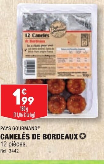ALDI CANELÉS DE BORDEAUX offre