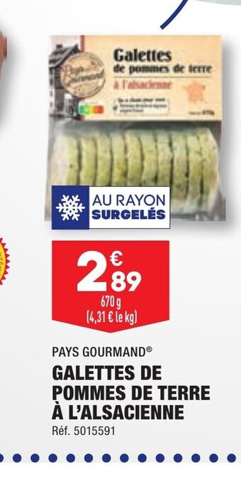 Galettes de pommes de terre