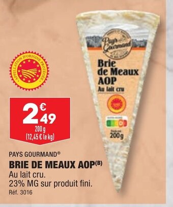 ALDI BRIE DE MEAUX AOP offre