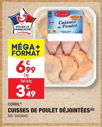 ALDI CUISSES DE POULET DÉJOINTÉES offre