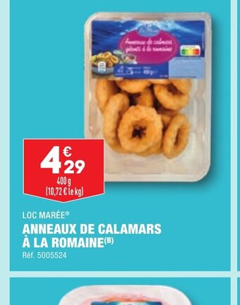 ALDI ANNEAUX DE CALAMARS À LA ROMAINE offre
