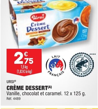 ALDI CRÈME DESSERT offre