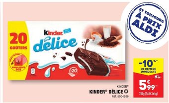 ALDI KINDER® DÉLICE offre