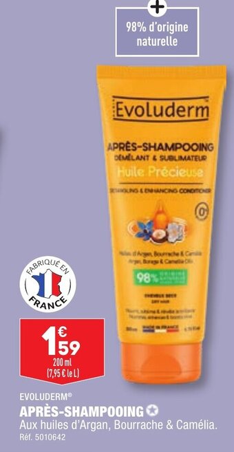 ALDI APRÈS-SHAMPOOING offre
