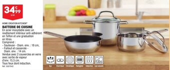 ALDI BATTERIE DE CUISINE offre